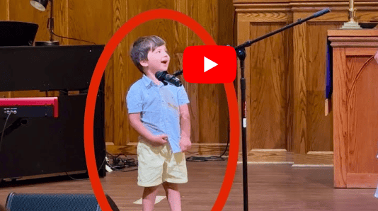 [Video] 3-Year-Old Nicholas Delivers Heartwarming Performance of 'Goodness of God'