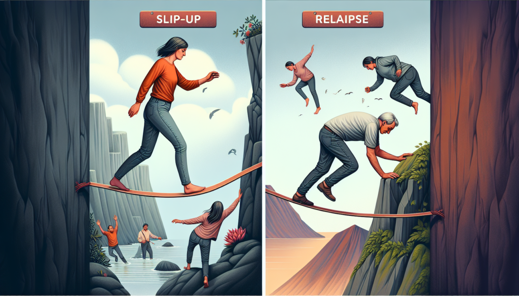 slip-up vs. relapse: whats the difference?